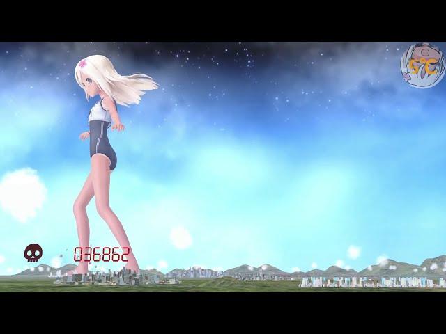 【MMD Giantess】VSろーちゃん！(VS Ro-chan) by 5℃