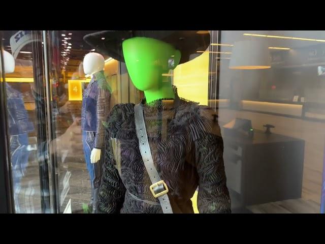 Wicked Movie Costumes on Display at Universal Studios Hollywood Universal Cinema on CityWalk