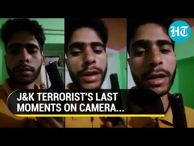 'Indian Army Cornered Me': J&K Terrorist Releases Video Moments Before His Encounter in Kulgam