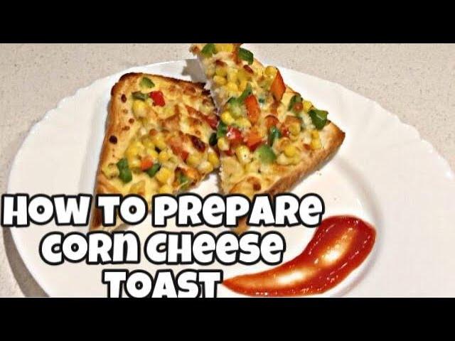 CORN CHEESE TOAST II Quick Easy To Make Kids Snacks