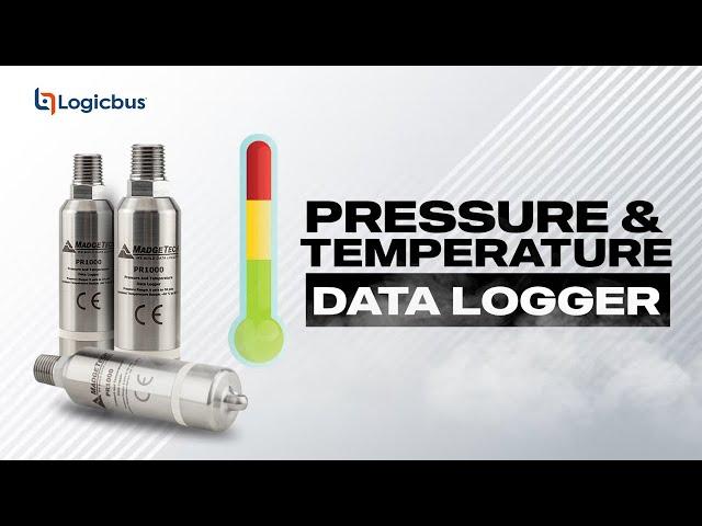 PR1000 | Pressure & Temperature Data Logger | Logicbus