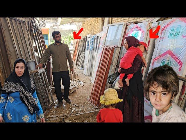 Najla and Artan's serious illness, going to the hospital, and buying the cottage's windows and doors