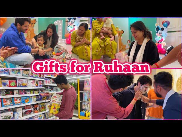 Shoaib Bhai & Ruhaan’s Birthday Celebration | Gifts shopping for Ruhaan | vlog