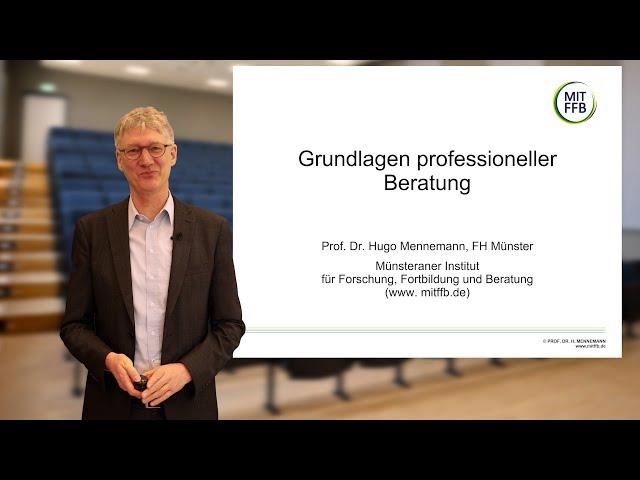 Grundlagen professioneller Beratung