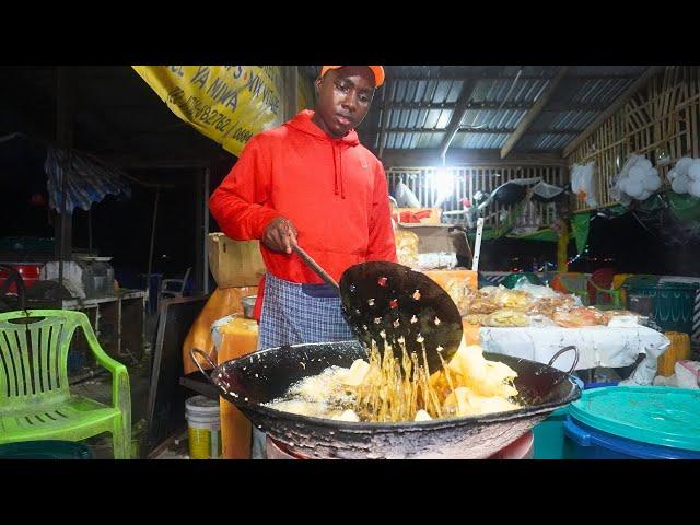 Making Cassava Fries and Sugarcane Juice – Tanzanian Street Food