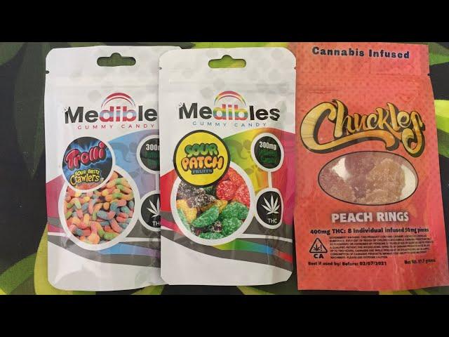 MEDIBLES GUMMY CANDY TASTE REVIEW Pt1