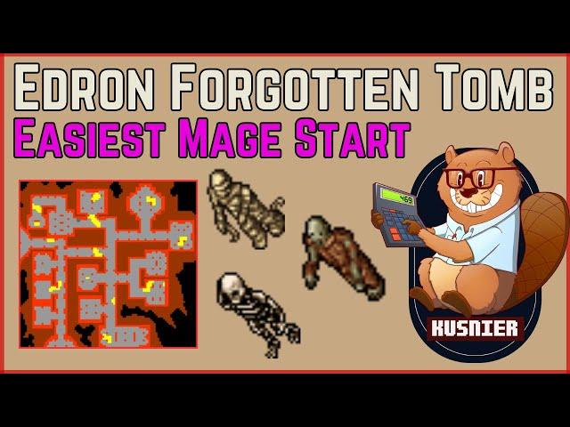 Edron Forgotten Tomb | Best Start for 12+ Sorcerer/Druid | Tibia