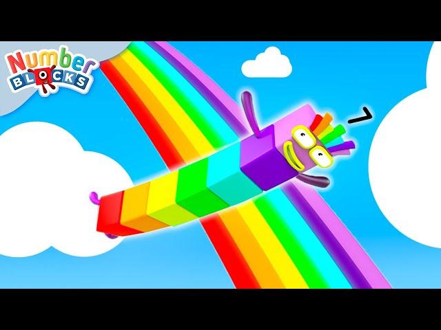 Lucky Seven's BEST Adventures | 123 - Maths Cartoons for Kids | Numberblocks