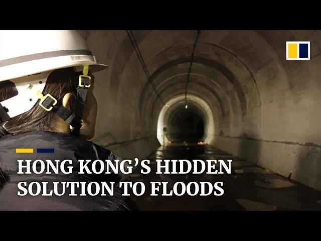 Exploring the underground tunnels that help Hong Kong weather storms