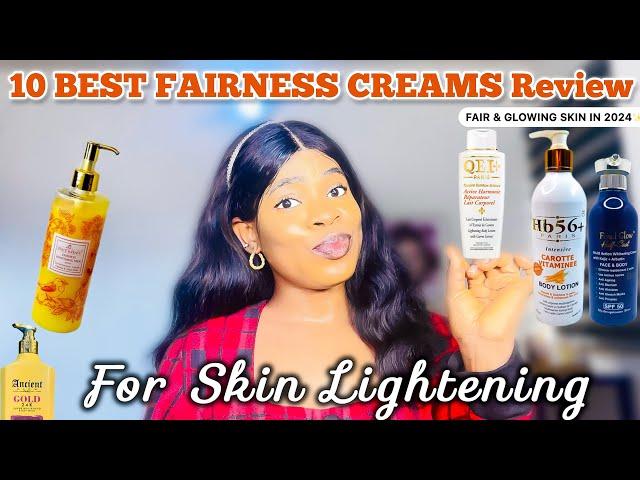 10 BEST LIGHTENING BODY LOTIONS FOR FAIR GLOWING SKIN IN 2024Most Effective Whitening Creams