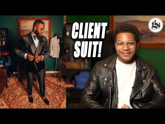 I Made Him A Custom Tux For His Wedding! | The GentStyle Collection