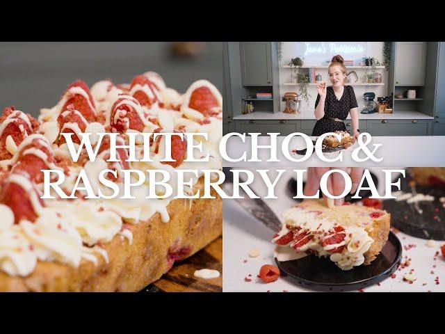 White Chocolate & Raspberry Loaf Cake Recipe | Jane’s Patisserie