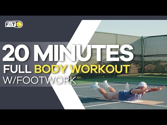 20-Minute Tennis Power Workout: Abs, Agility & Footwork - Boost Your Game!