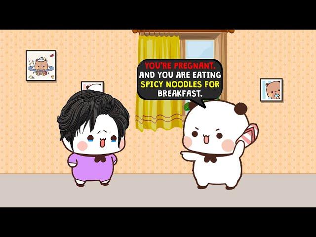 "Bubu's Concern for Pregnant May! :  No Spicy Noodles Allowed! ️" | Bubu Dudu | Peach Goma