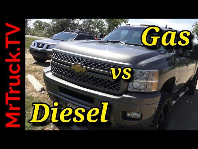 MrTruck debates, gas versus diesel engine. Which is better?