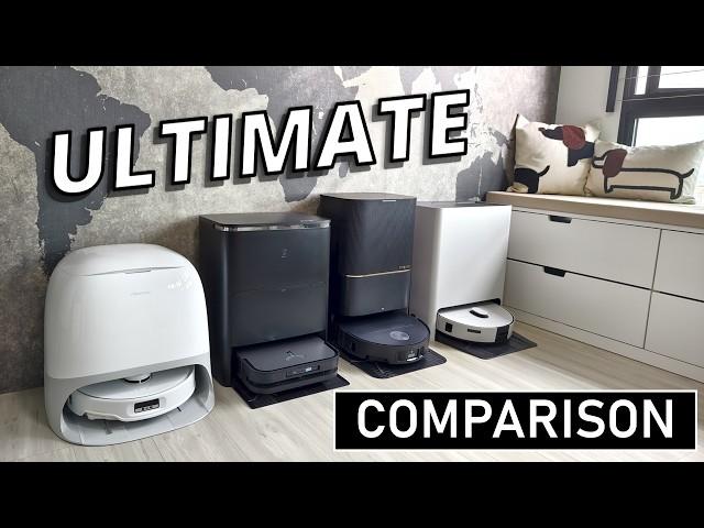 ULTIMATE Top-tier Robot Vacuum Comparison Review - Dreame, Roborock, Ecovacs, Samsung