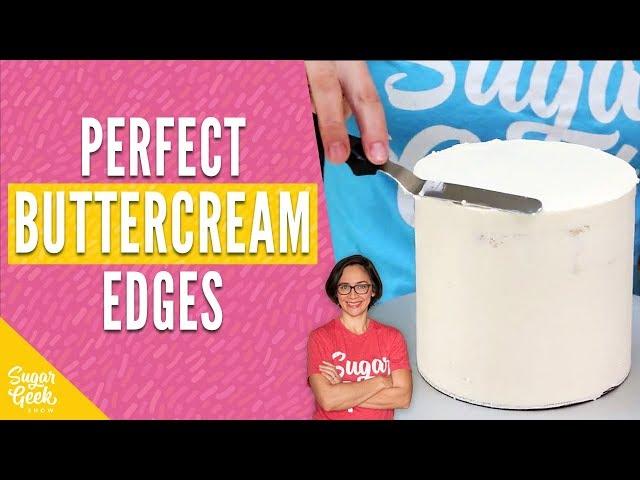 The Secret to the Perfectly Smooth Buttercream Icing Edges