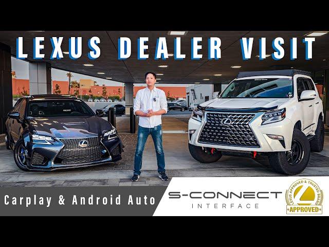 Lexus USA Corp Approved S-Connect CarPlay & Android Auto Retrofit for Select 2013-2021 Lexus Models