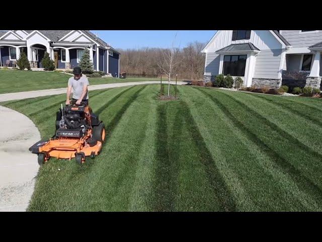 $228 An Hour Mowing Account ► Using The New 37 HP Vride!