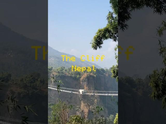 the cliff nepal ️‍ world 2nd highest bungee jumping