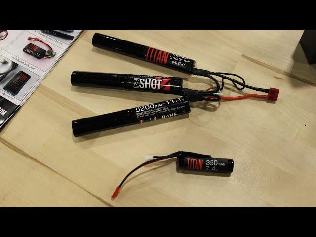 Titan Power at SHOT Show 2019 (batteries for airsoft guns)