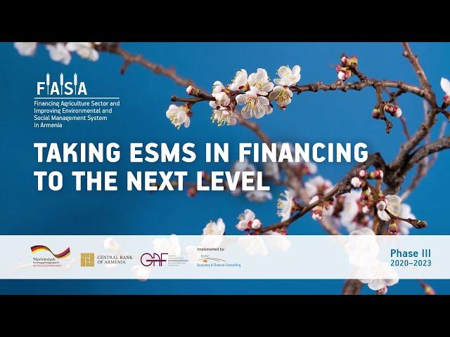 FASA Armenia: Taking ESMS in financing to the next level