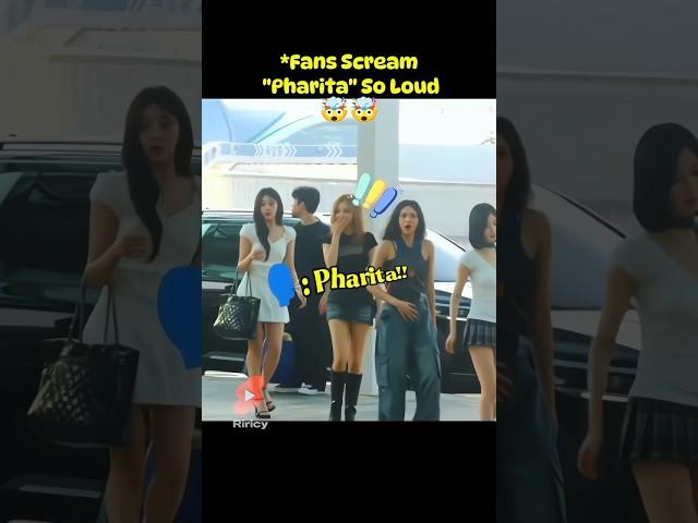 Members Are Surprised Fans Scream Pharita. #babymonster #baemon #fypシ゚viral  #shorts
