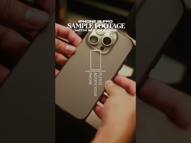 Can this phone compete with my Sony a6300? | iPhone 15 Pro Sample Footage