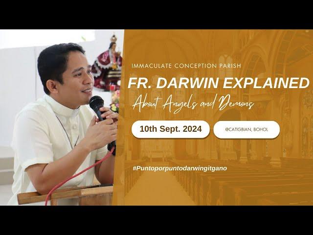 Fr. Darwin Explained About Angels and Demons | @Catigbian Bohol