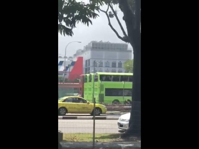 Fire at C K Building in Tampines