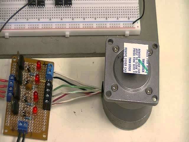 Easy Driver with Arduino and Unipolar Stepper Motor