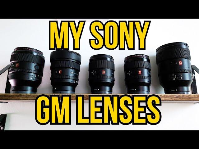 My Sony G-Master GM Lens Collection #Sonyalpha #SonyGM