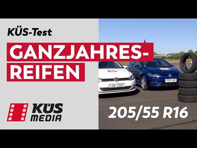 KÜS-Test: Billig gegen Premium | Ganzjahresreifen 205/55R16