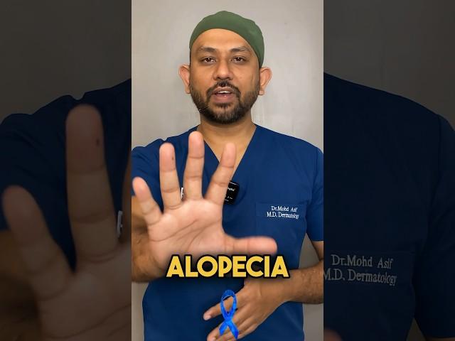 5 Warning Signs Of Alopecia Hair Loss  Explained By Dr. Asif #alopeciaawareness