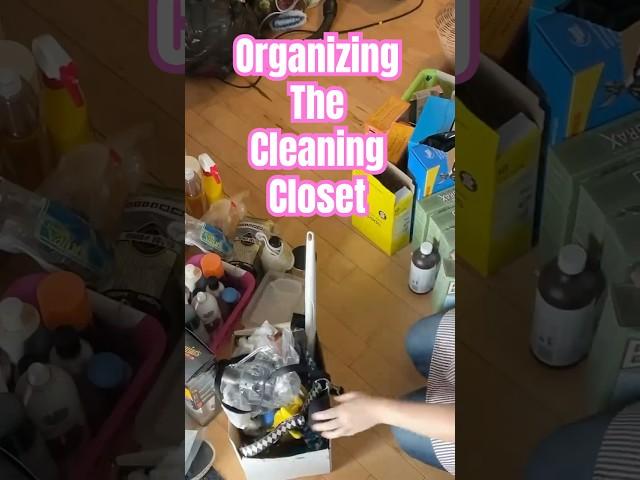 Cleaning up cleaning supplies  #deepclean #organizing #usewhatyouhave #declutter