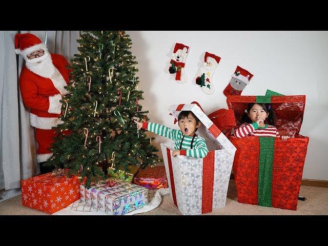 Kids Catching Santa on Christmas Morning!