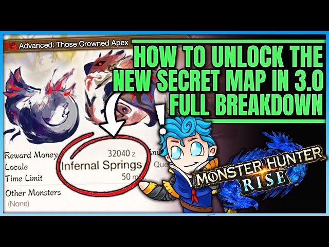 HOW TO UNLOCK THE NEW SECRET MAP + New Hidden Hardest Hunts in Rise - Monster Hunter Rise! #rise