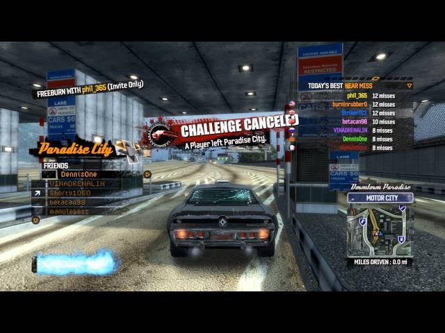 Burnout Paradise Multiplayer Gameplay