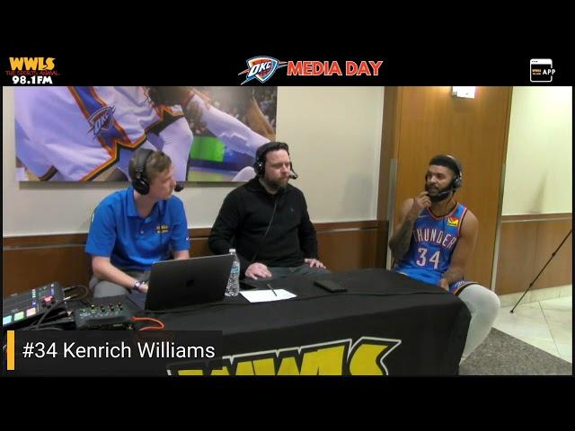 Kenrich Williams - 2024 OKC Thunder Media Day