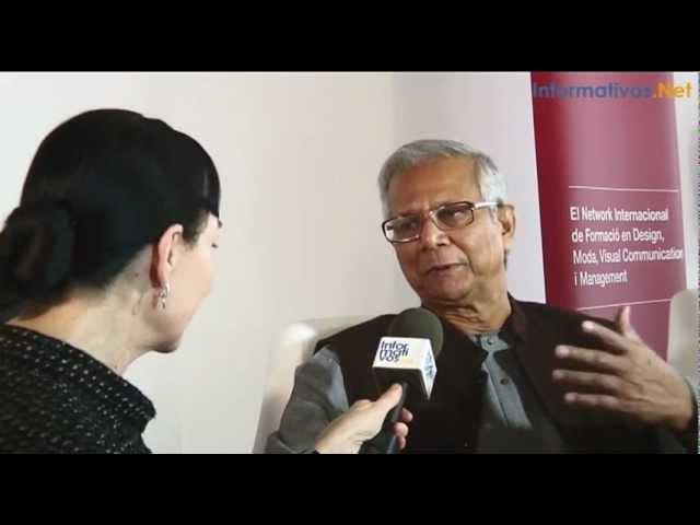 Interview to Muhammad Yunus, Nobel of Peace (VO -English- by Gema Castellano)