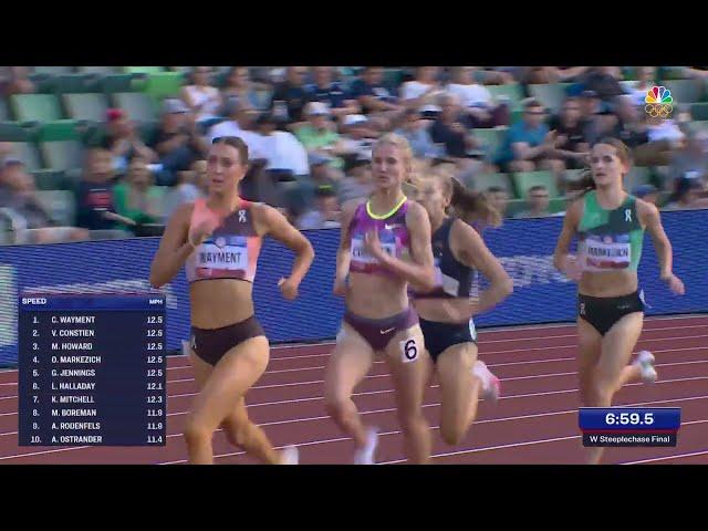 What a finish in the women's 3000m steeplechase | U.S. Olympic Track & Field Trials