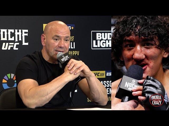 Dana White on Raul Rosas Jr. win at Noche UFC 306 "he's a tough kid"