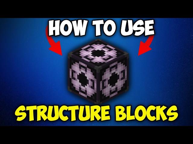 How to Use Structure Block in Minecraft | Structure Block Minecraft 1.21