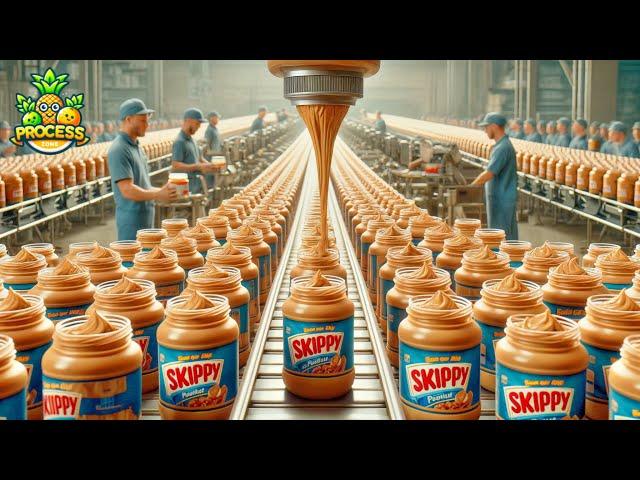 How Peanut Butter Is Made In Factory | Peanut Butter Factory Process