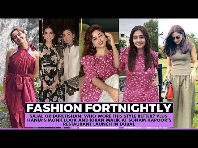 FF 56 I Sajal or Durefishan: Who wore the style better? I Hania’s monk look I Ayeza & Sonam Kapoor