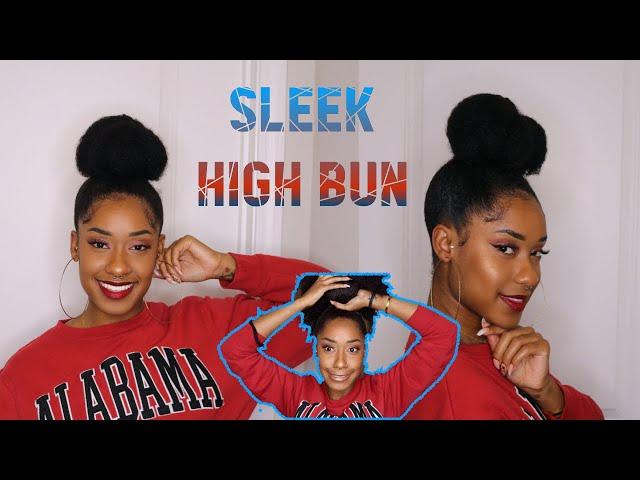 EASY SLEEK TOP KNOT BUN * in 5 Mins* | Michelle Jones