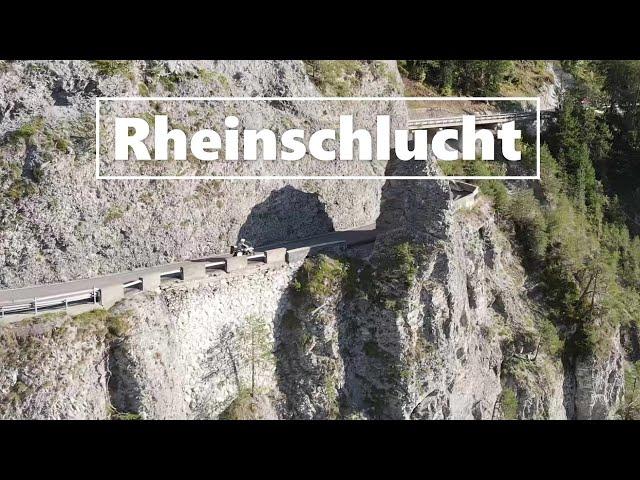 Die Rheinschlucht - Episode 1 der Motorradtour durch die Schweiz und Italien