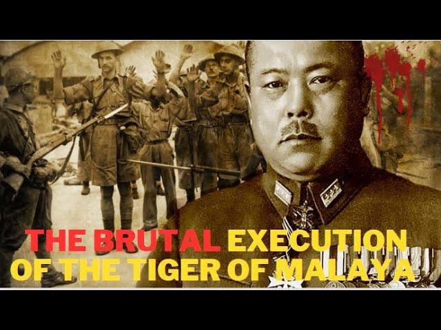 The BRUTAL Execution Of General Yamashita | The Tiger Of Malaya | WW2