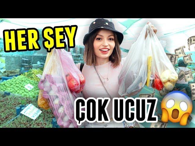 PAZARDAKİ EN UCUZ ÜRÜNLERLE BİR GÜN GEÇİRDİM!