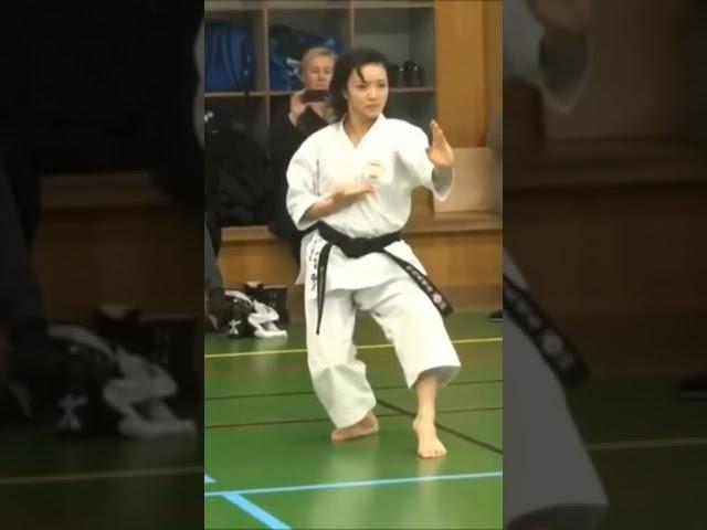 RIKA USAMI QUEEN OF KATA #karatelife #karate #karatetechniques #kata #perfect #power #youtubeshorts